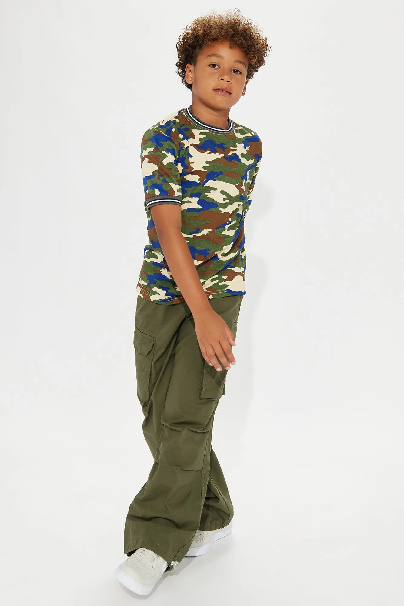 Mini So Relaxed Parachute Pant - Olive