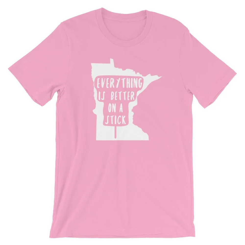 Minnesota State Fair "Everything Is Better on a Stick" Men's/Unisex T-Shirt