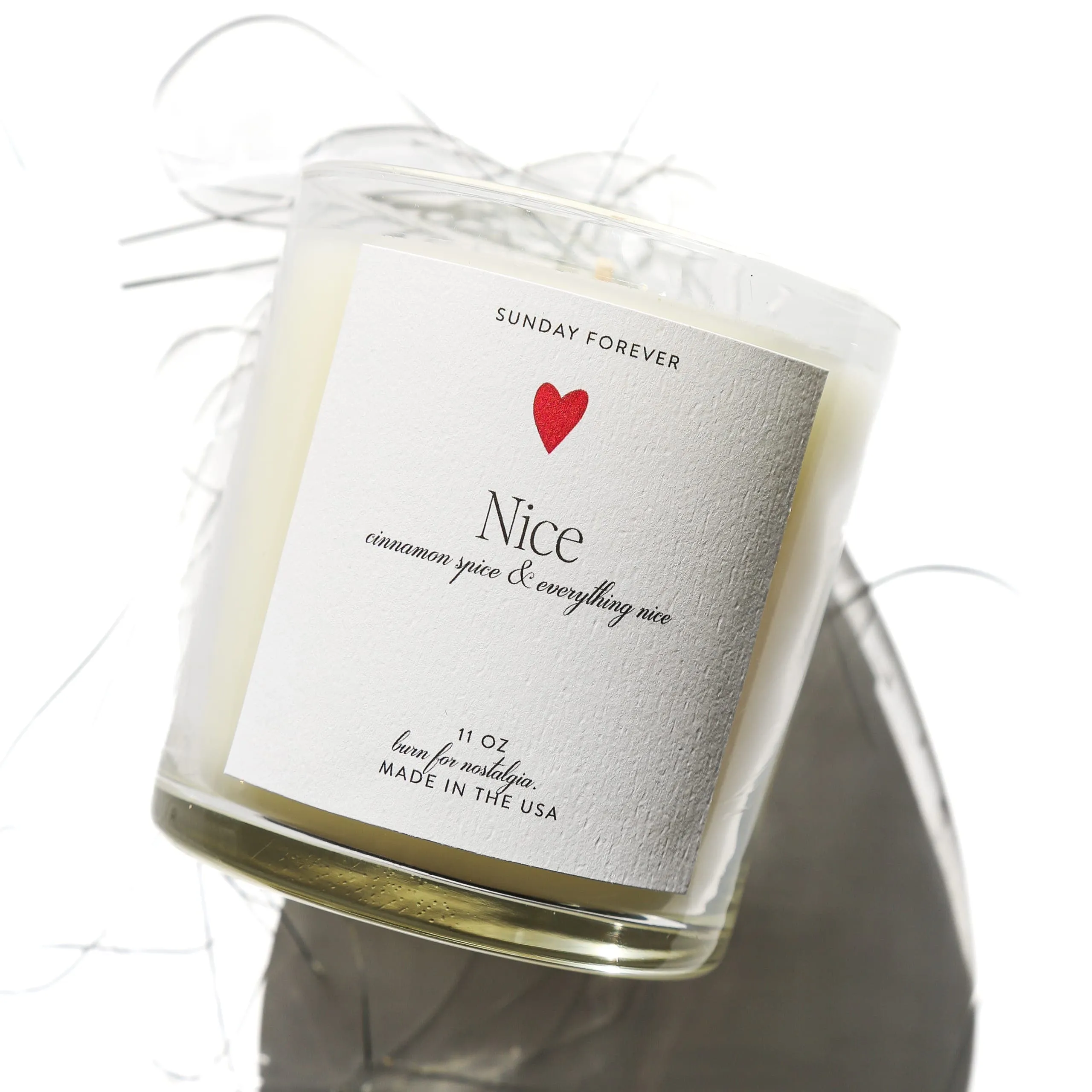 Nice Luxury Candle with Cinnamon and Spice