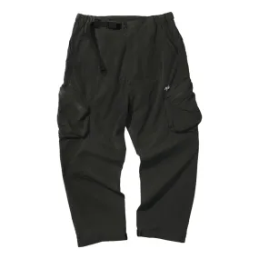 NINE POINT NINE MESH BREATHE MULTI POCKET PANTS-OLIVE