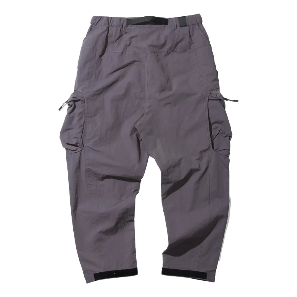 NINE POINT NINE MESH BREATHE MULTI POCKET PANTS-OLIVE