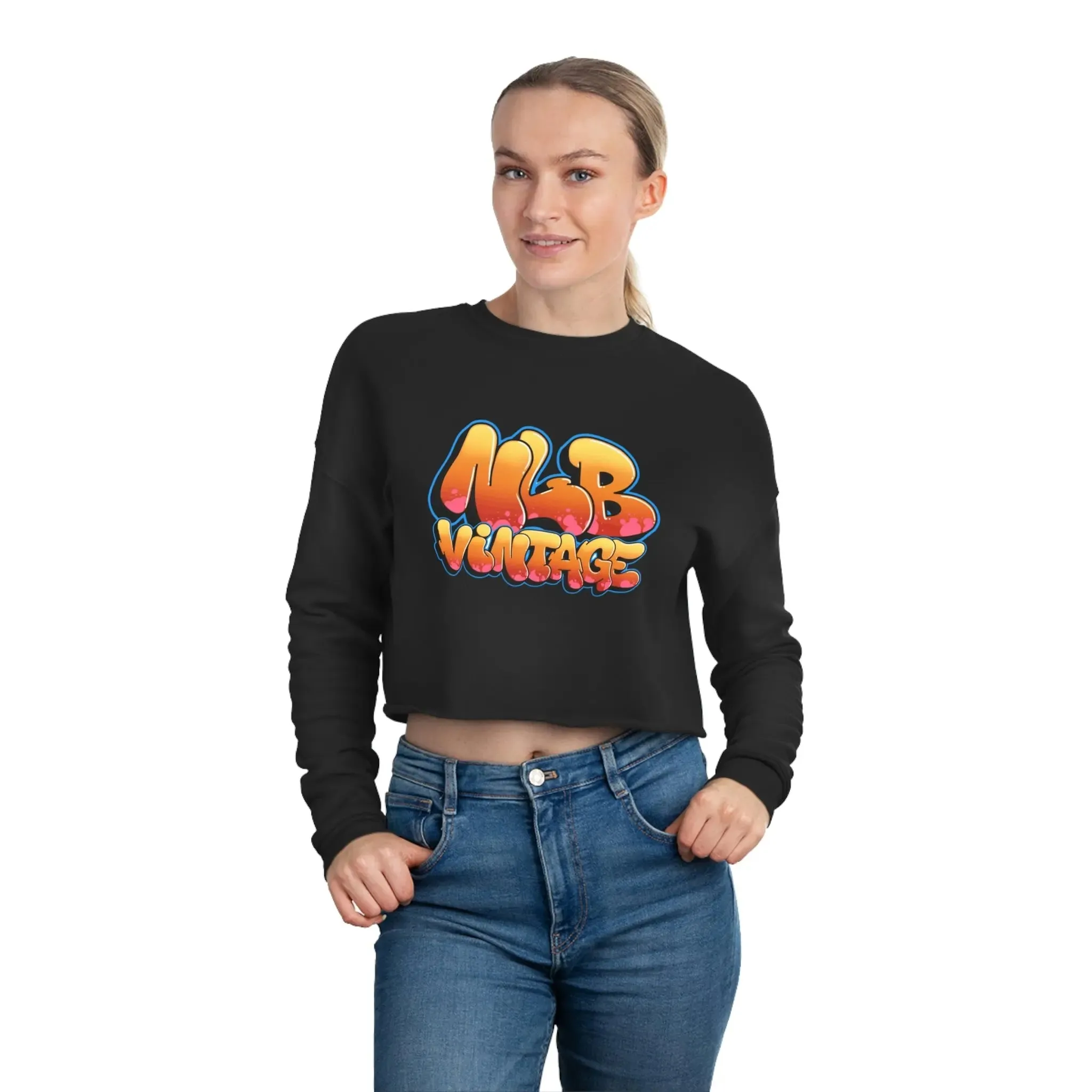 NLB Vintage Lady Cropped Sweatshirt