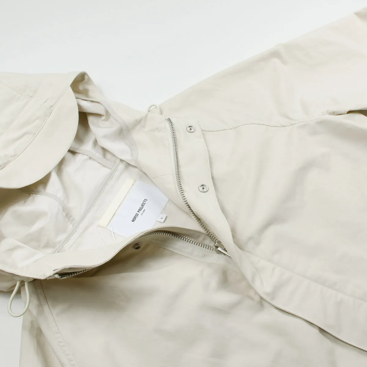 Norse Projects - Lindisfarne Summer Cotton Parka - Ecru