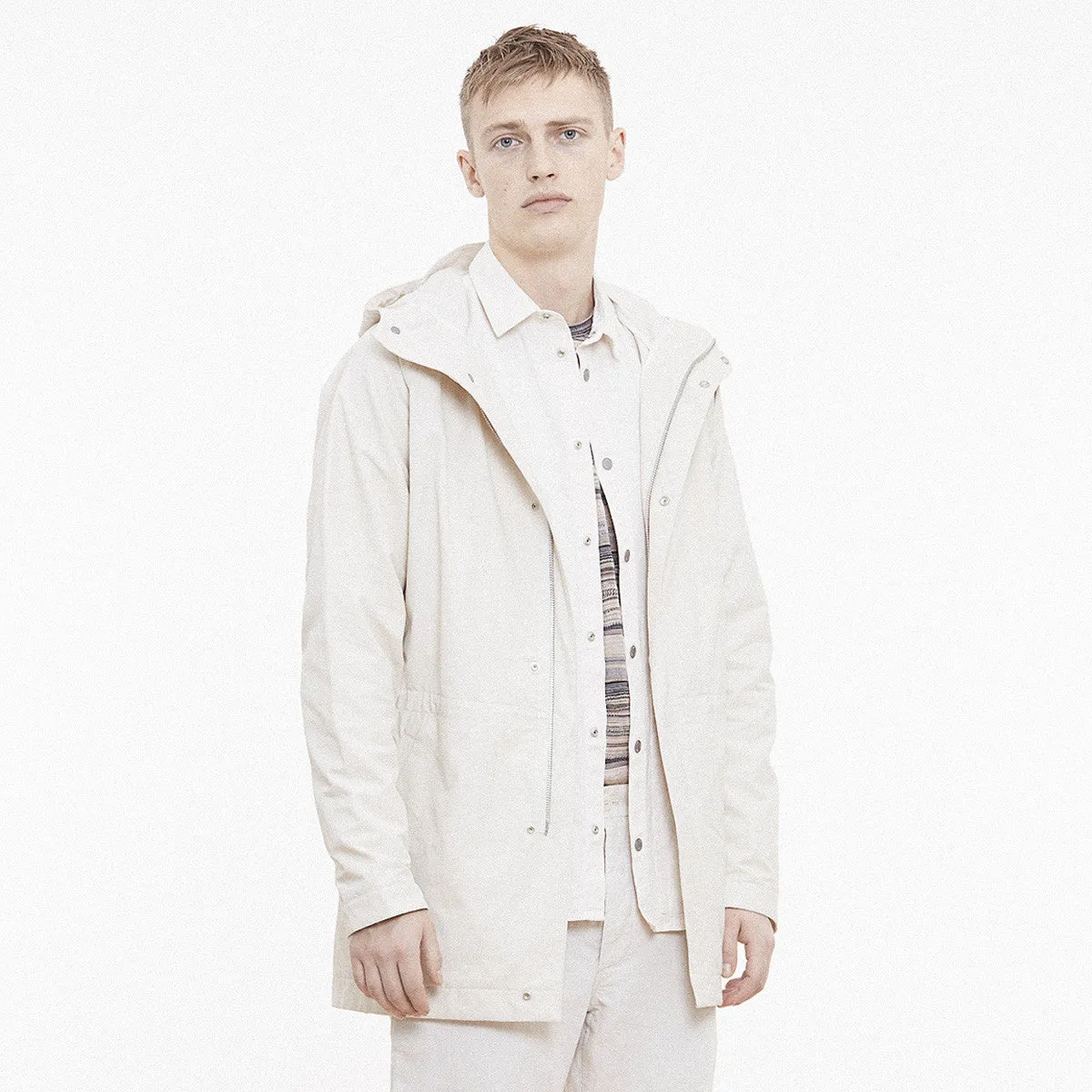 Norse Projects - Lindisfarne Summer Cotton Parka - Ecru