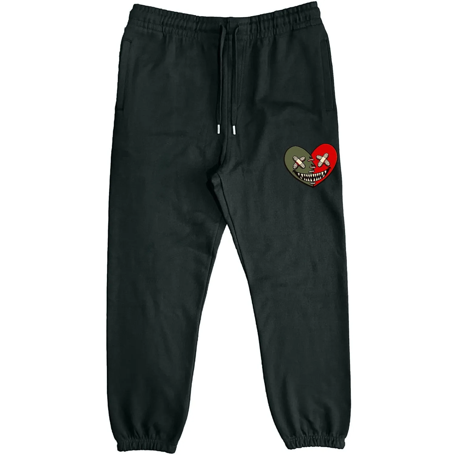 OLIVE HEART BAWS : Premium Black Cotton Pants