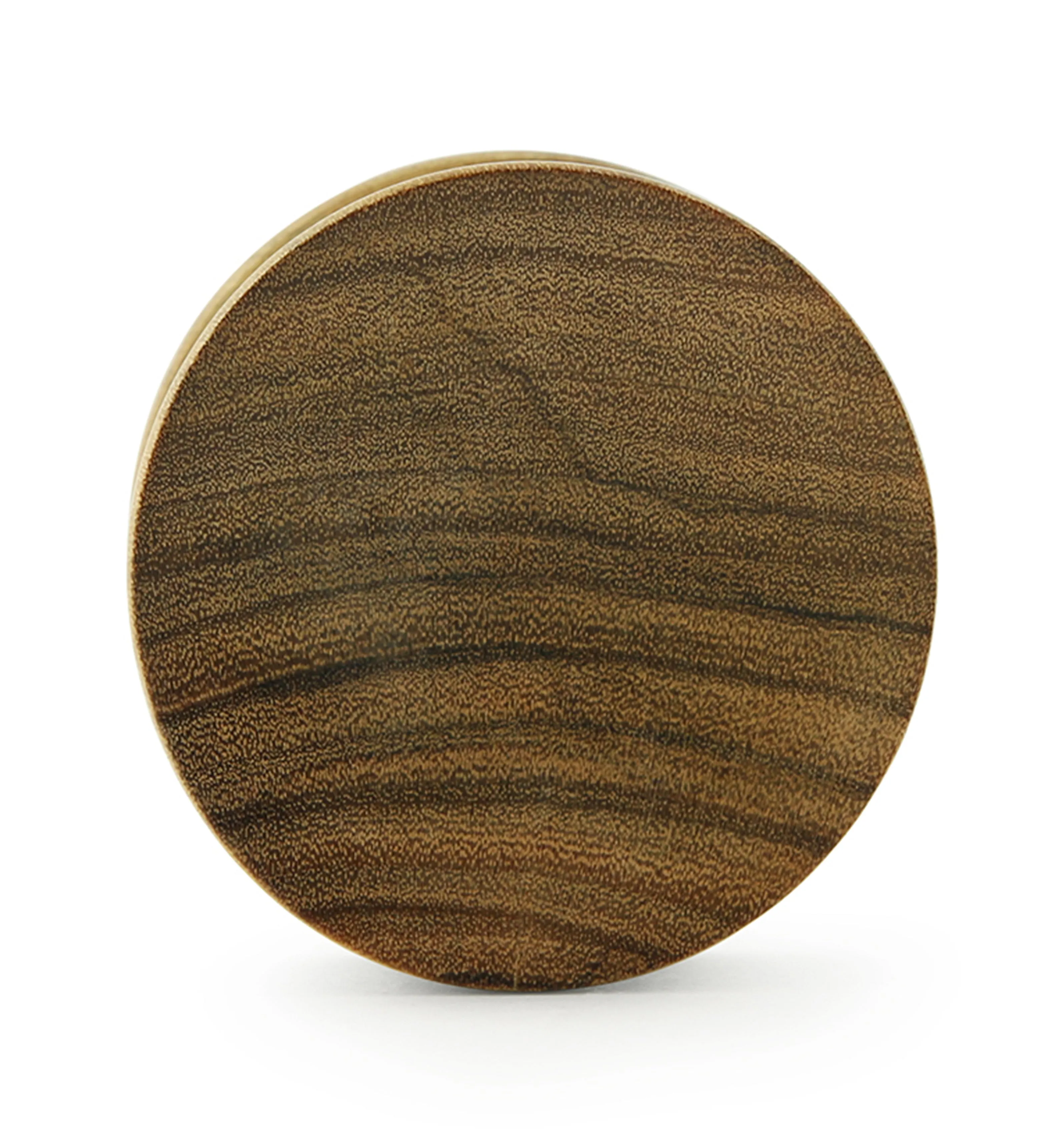 Olive Wood Concave Double Flare Plugs