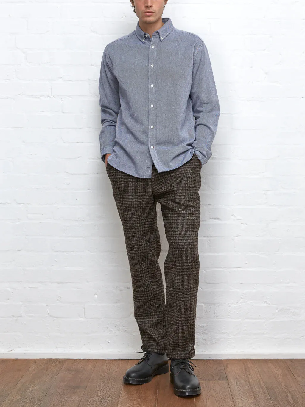 Oliver Spencer Brook Shirt Mitchell blue