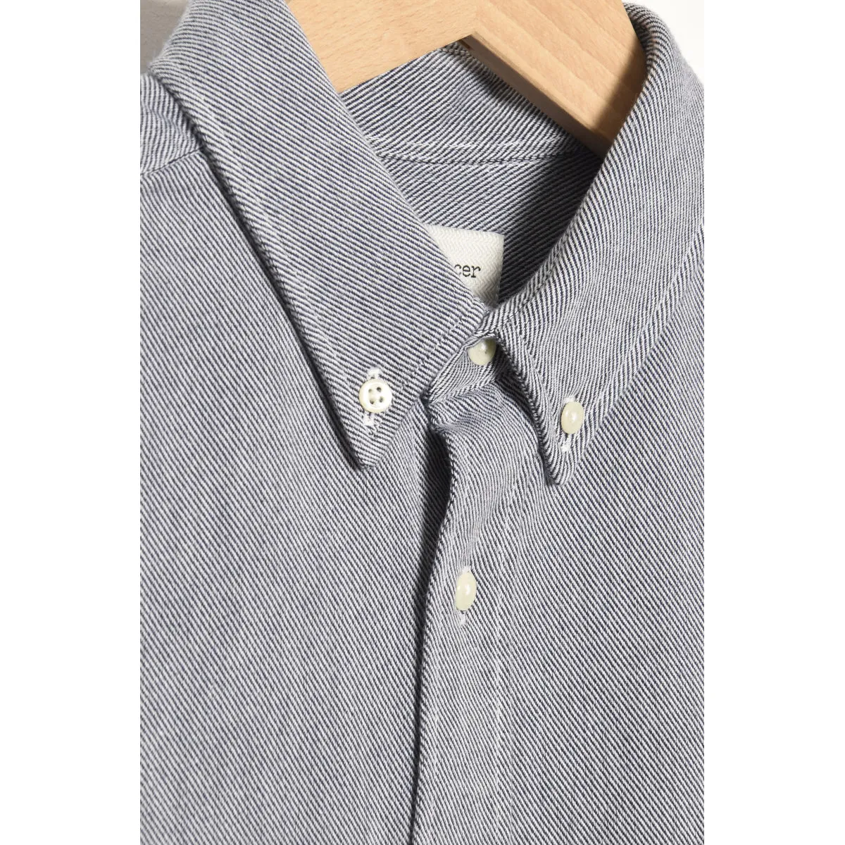 Oliver Spencer Brook Shirt Mitchell blue