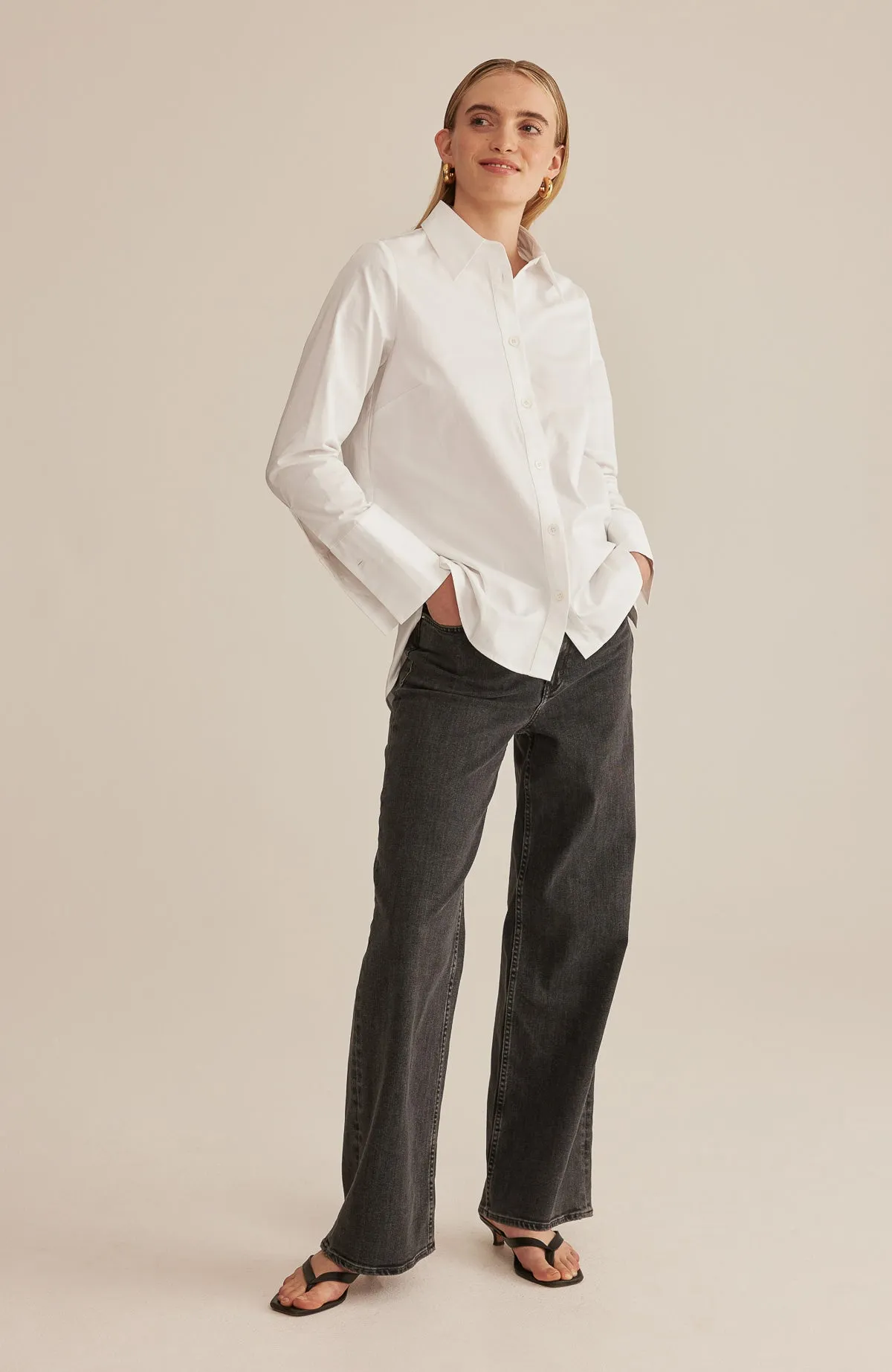 Oprah Cotton Poplin Shirt