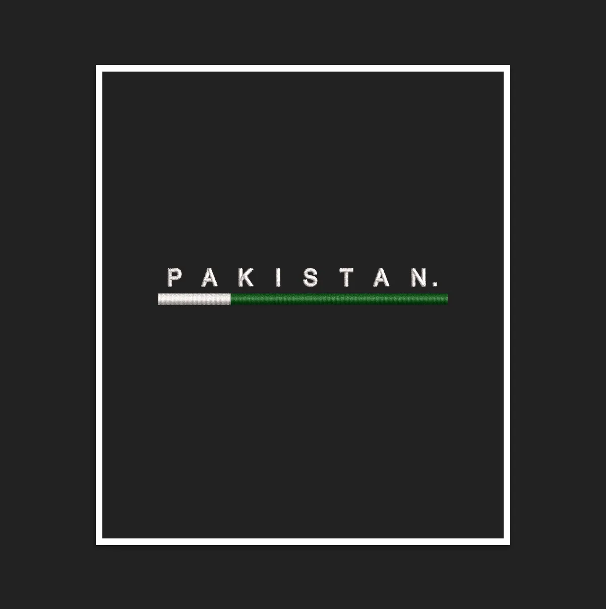 Pakistan Flagline™ | Men's T-Shirt - 100% of profits donated to Disasters Emergency Committee