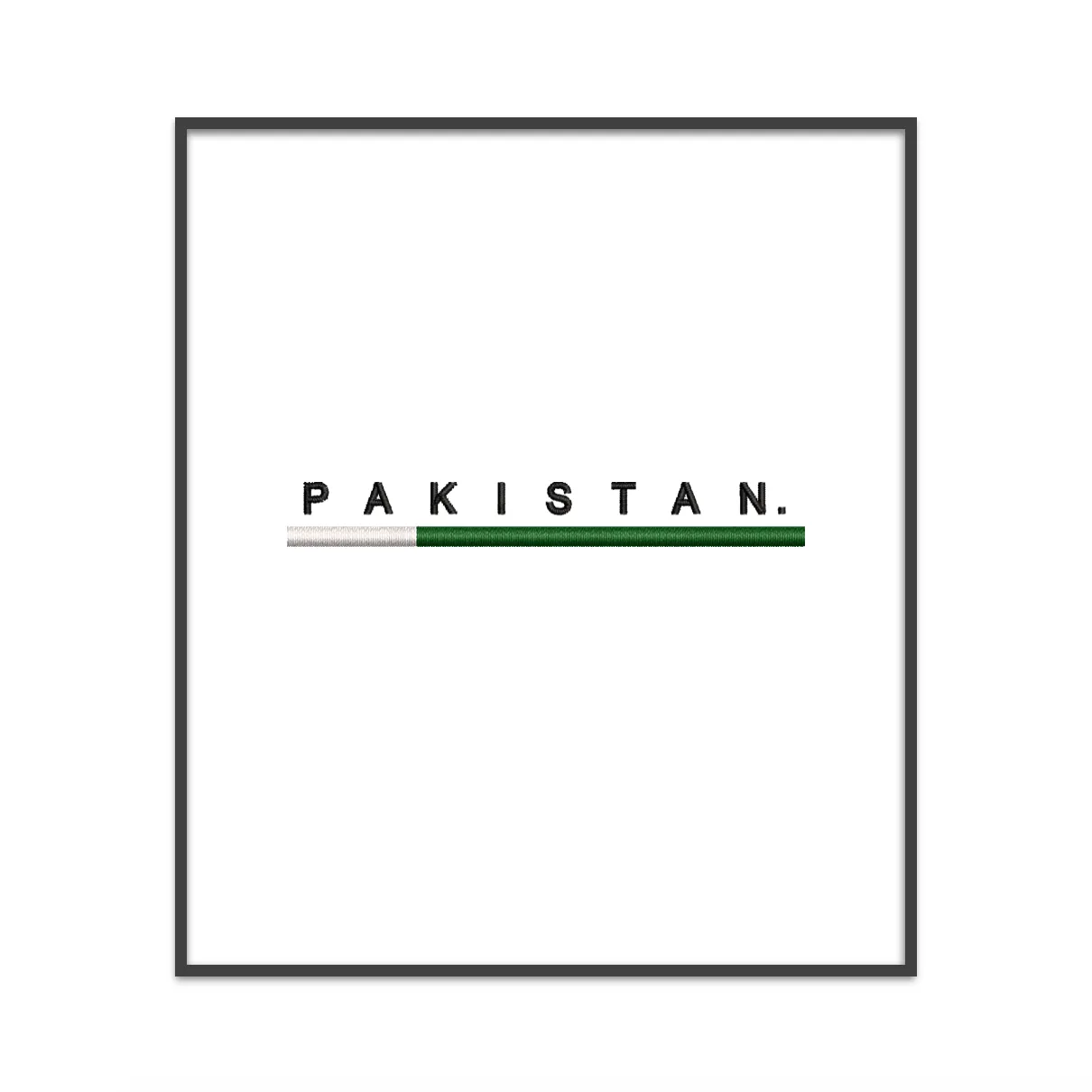 Pakistan Flagline™ | Men's T-Shirt - 100% of profits donated to Disasters Emergency Committee