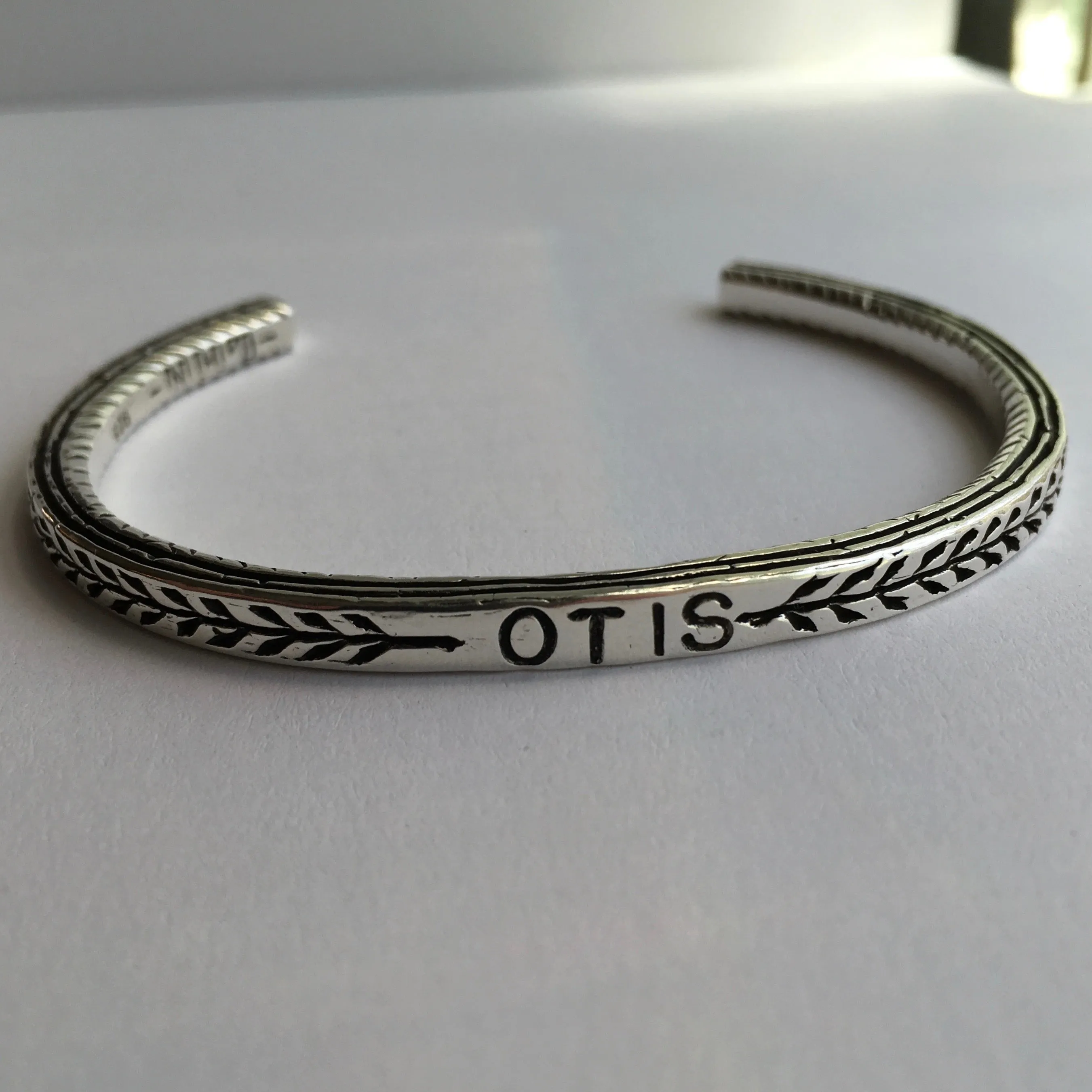 Pantheon Cuff - Custom Stamped