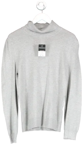 Peacocks Grey Roll Neck Jumper UK 14