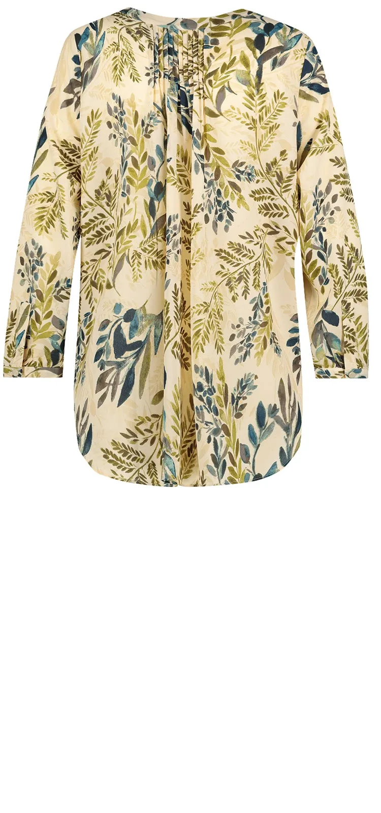 Pintuck Blouse Natuurprint | Elm Hill