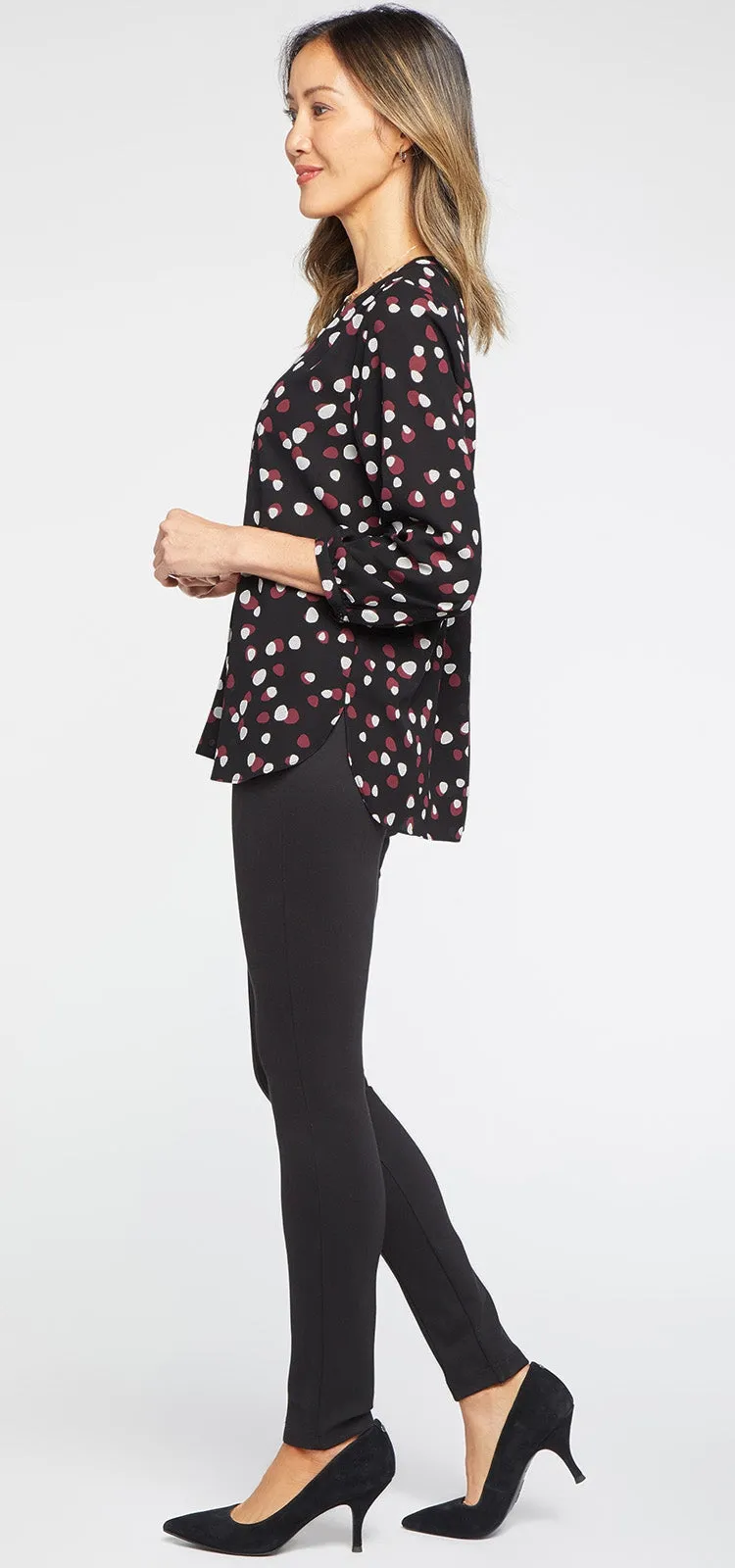 Pintuck Blouse Stippenprint | Watkins Dot