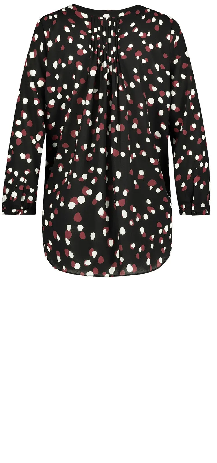 Pintuck Blouse Stippenprint | Watkins Dot