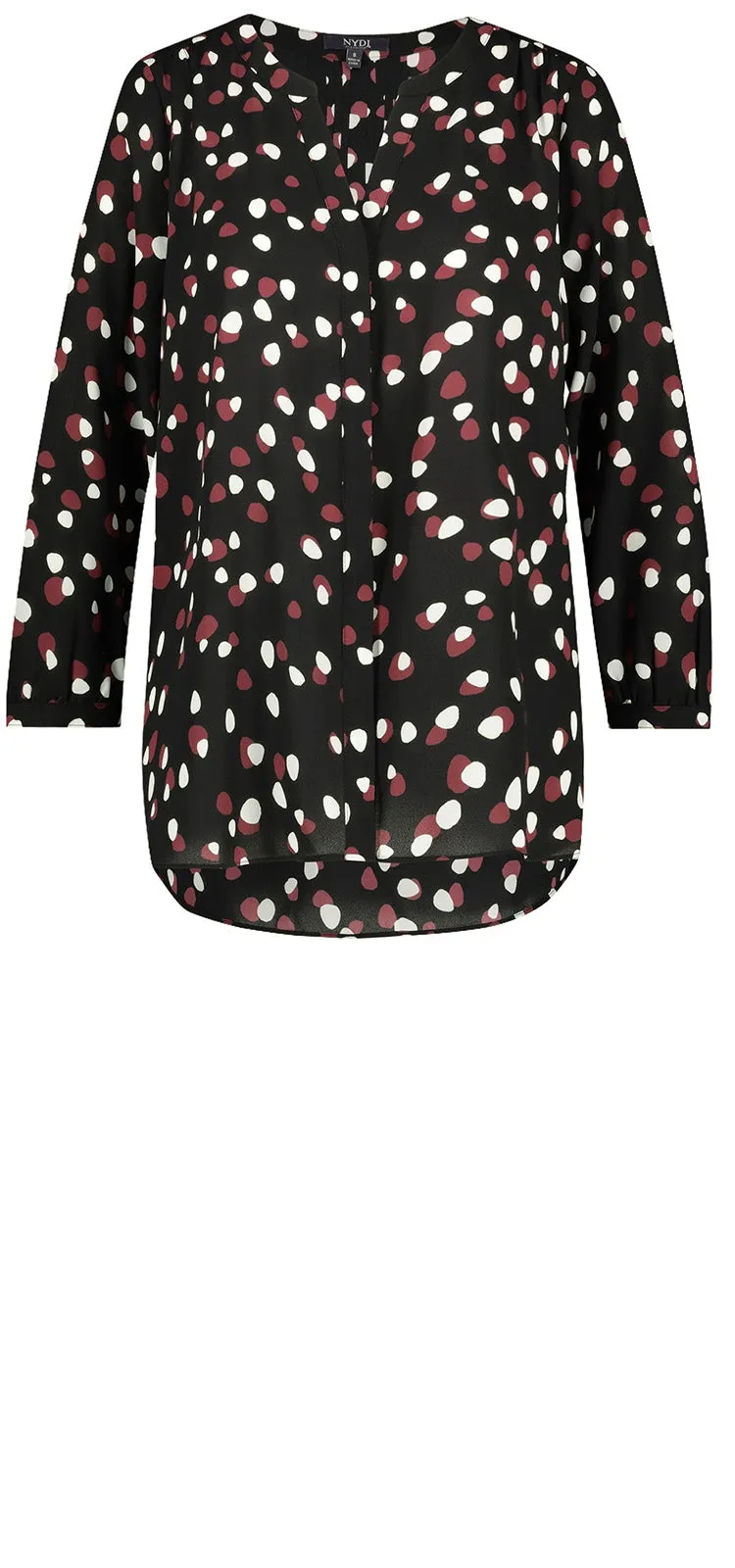 Pintuck Blouse Stippenprint | Watkins Dot