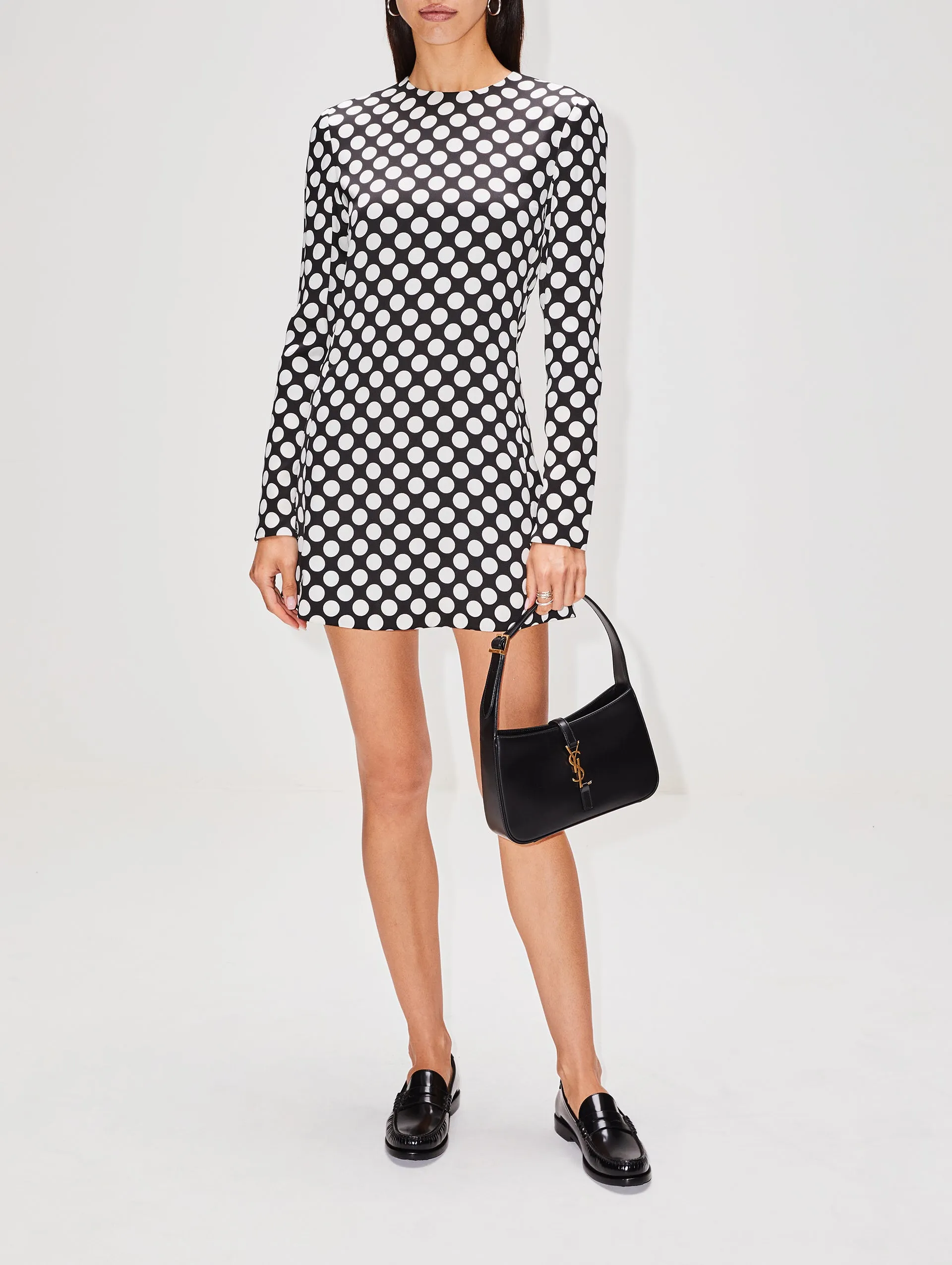 Polka Dot Longsleeve Dress