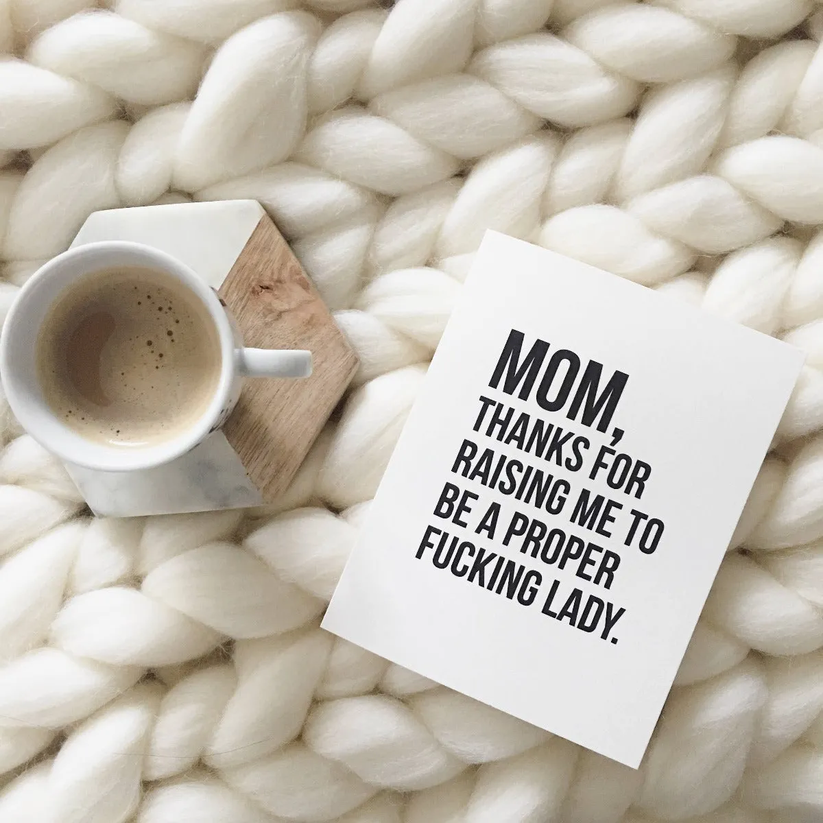 Proper Lady Mother's Day Greeting Card