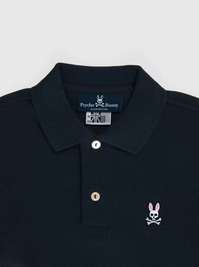 Psycho Bunny Kids Navy Classic Polo_ B0K001CRPC-410