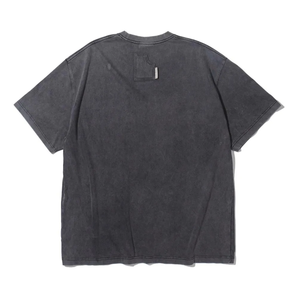 PUBLISH DYED POCKET TEE-OLIVE