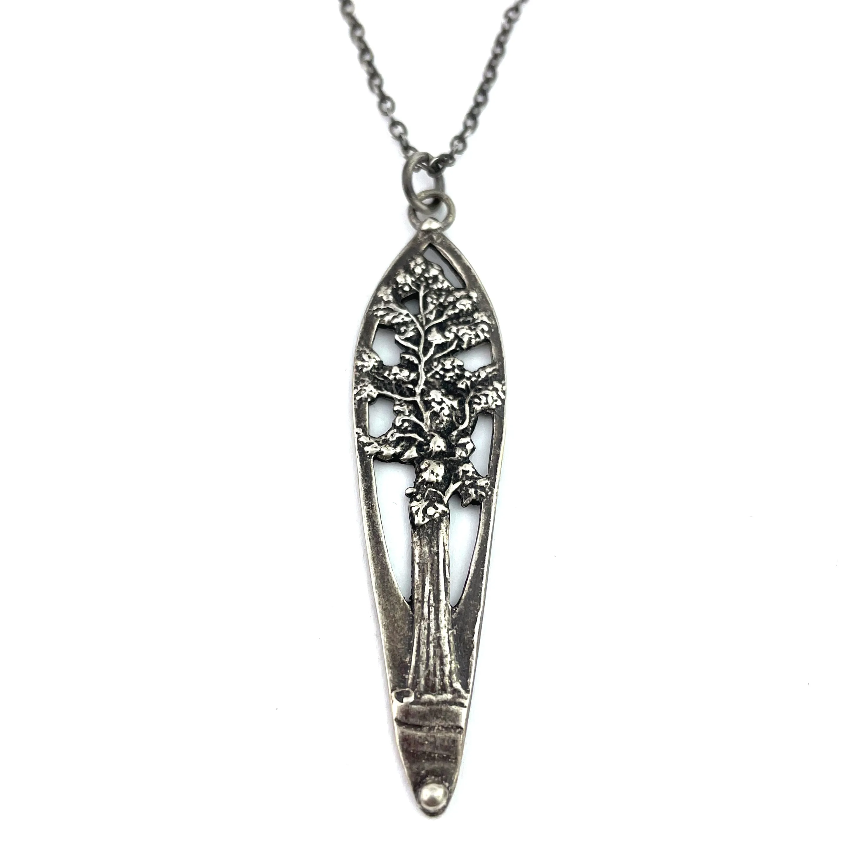 REDWOOD TREE Necklace - SILVER