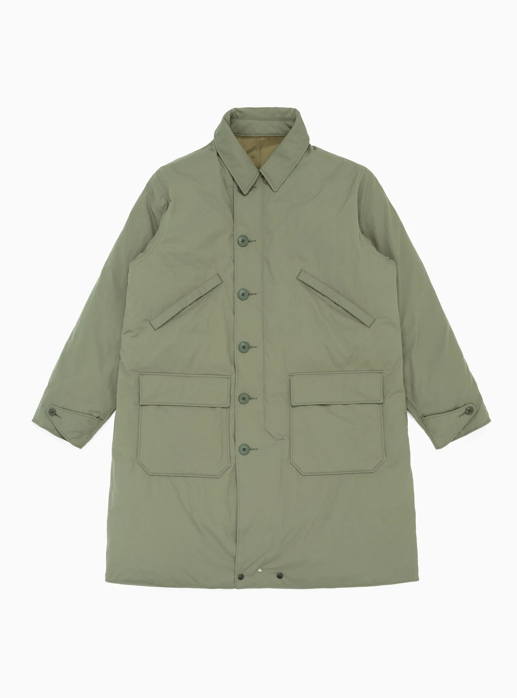 Remi Reversible Down Coat Olive