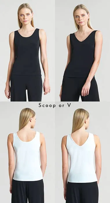 Reversible U or V Neckline Tank