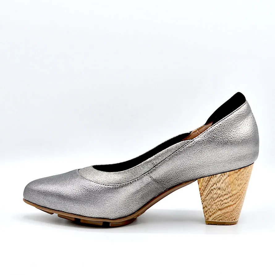 RHYME MID HEEL - STERLING LEATHER