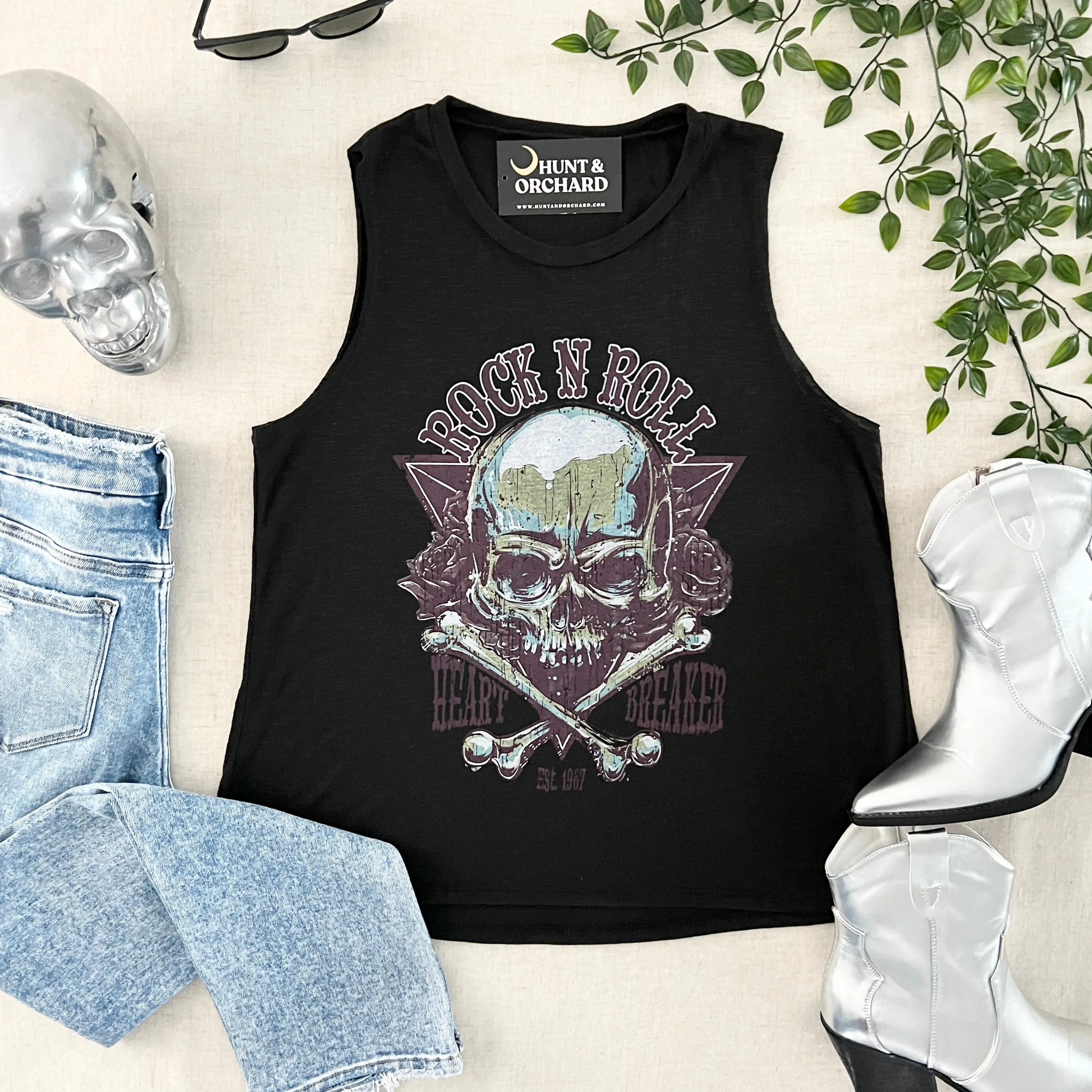 Rock & Roll Tank - Black