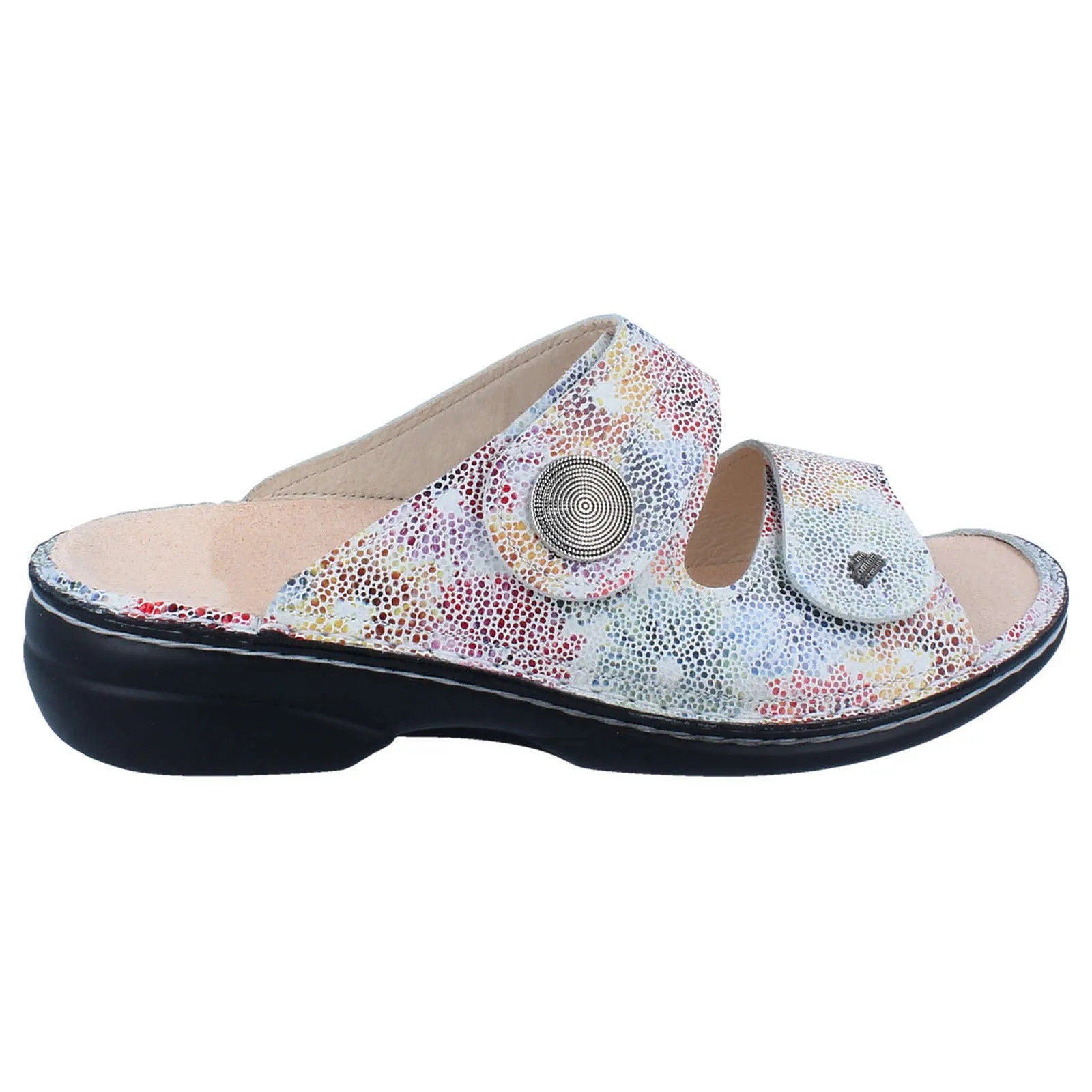 Sansibar Patterned Leather Women's Slip-On Sandals