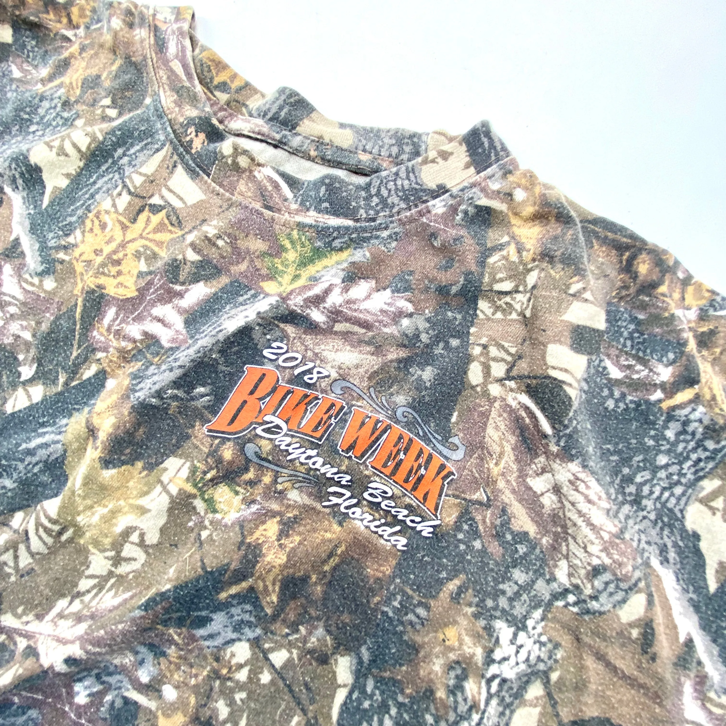 Secondhand Daytona Bike Week 2018, Camo T-shirt