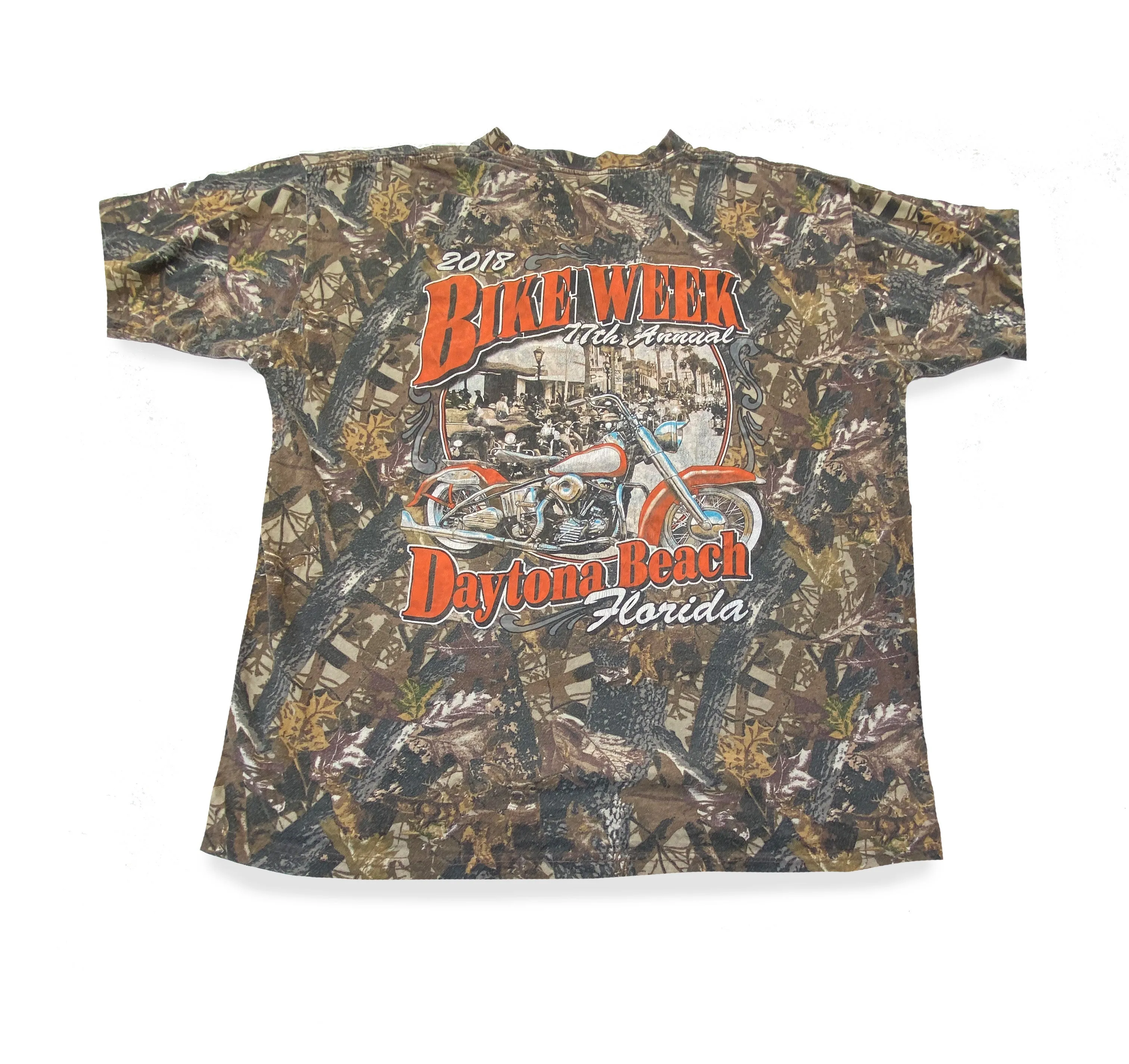 Secondhand Daytona Bike Week 2018, Camo T-shirt