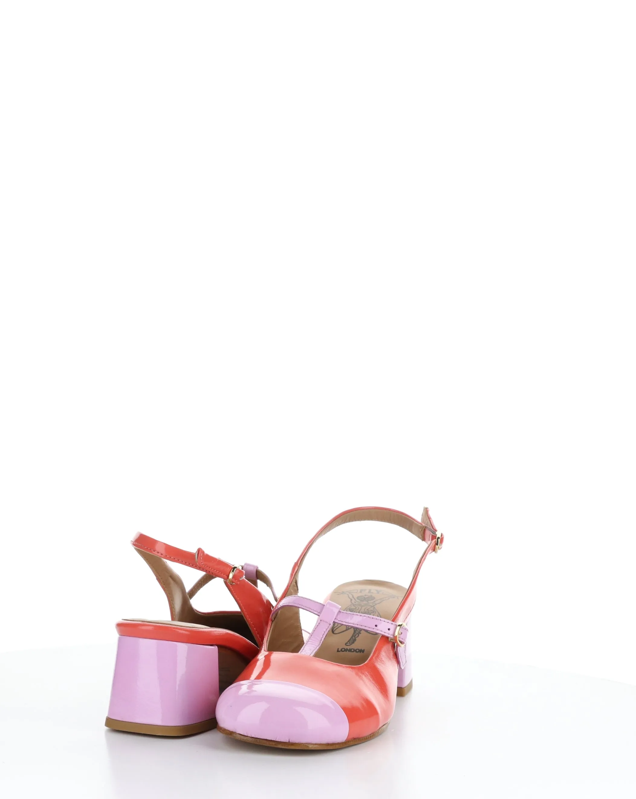 SOLN083FLY 001 PINK/SCARLET Round Toe Shoes