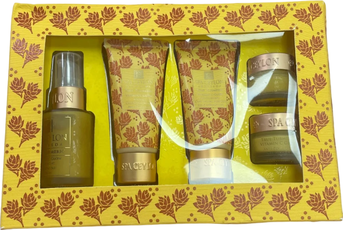 Spa Ceylon True Turmeric Vitamin C Glow Face Care Essentials Set No Shade No Size