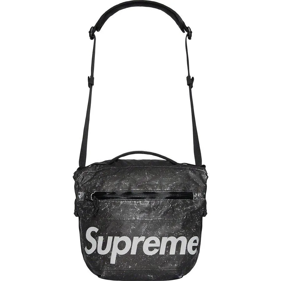 Supreme Waterproof Reflective Speckled Shoulder Bag (Black)