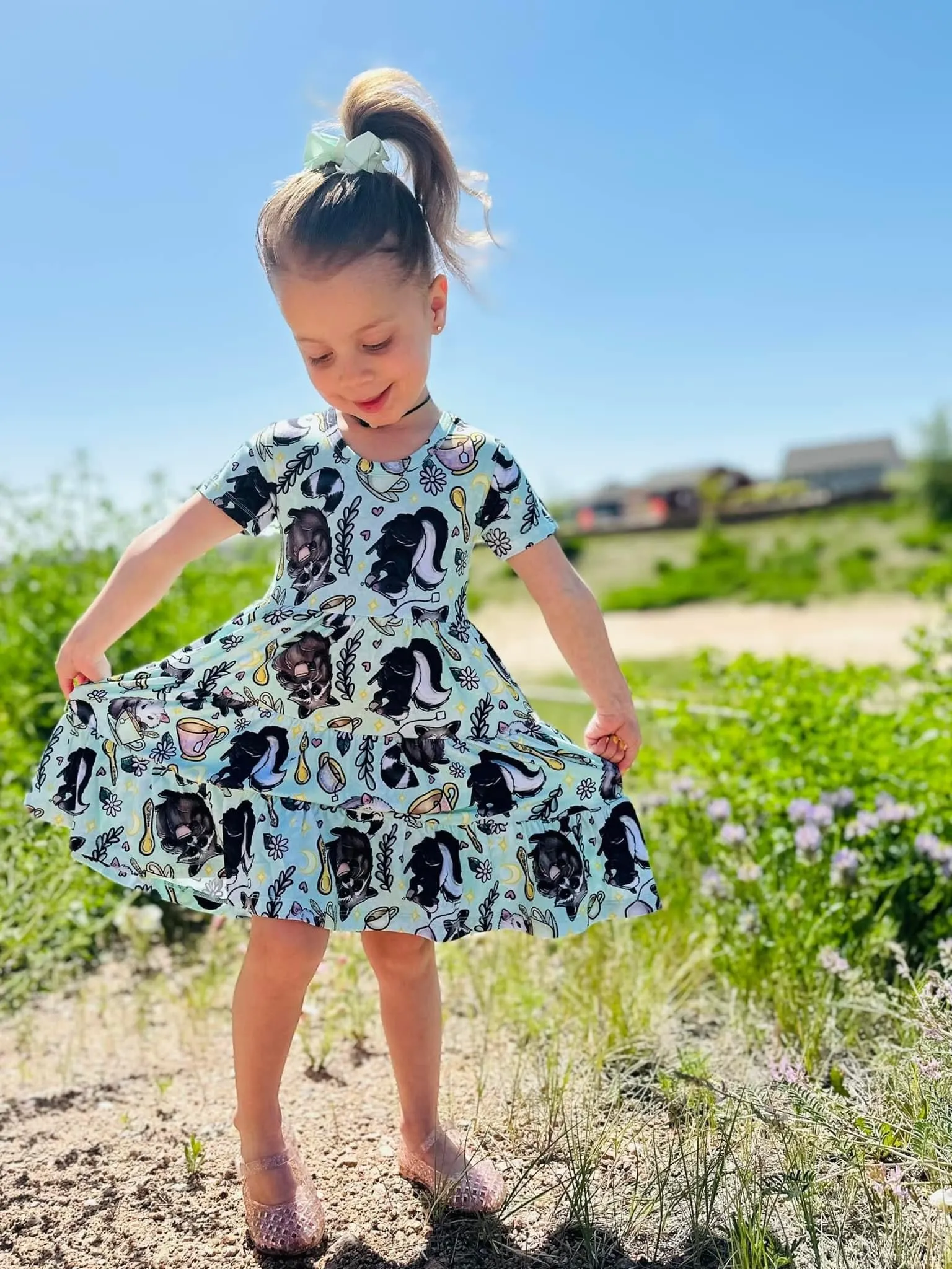 Trashy Tea Party Tiered Twirl Dress