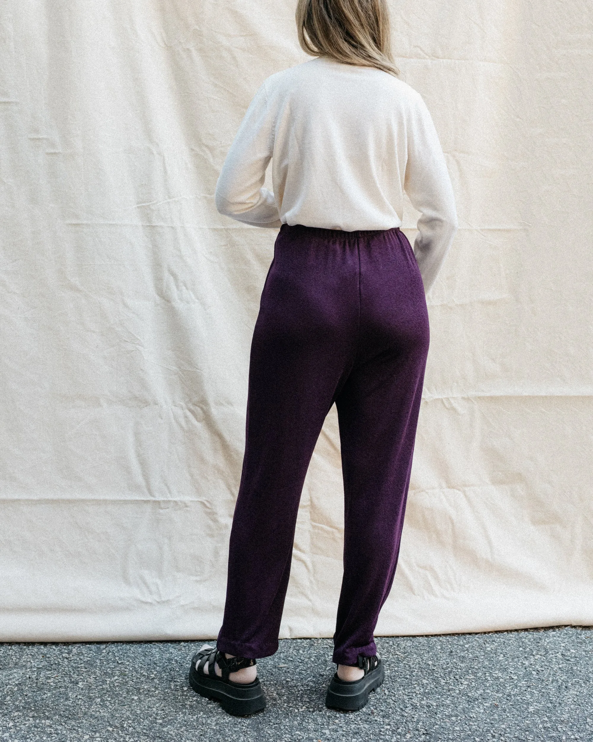 Vintage Purple Knit Pants (M/L)