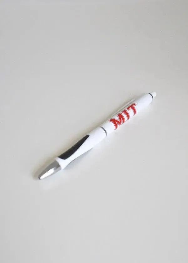 White MIT Pen