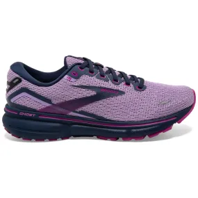 Women's Brooks Ghost 15, Rhapsody/Dress Blue/Viola, 6 B Medium