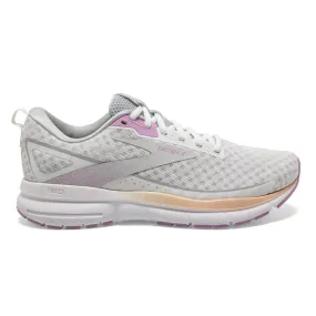 Women's Brooks Trace 3, White/Orchid/Apricot, 8.5 B Medium