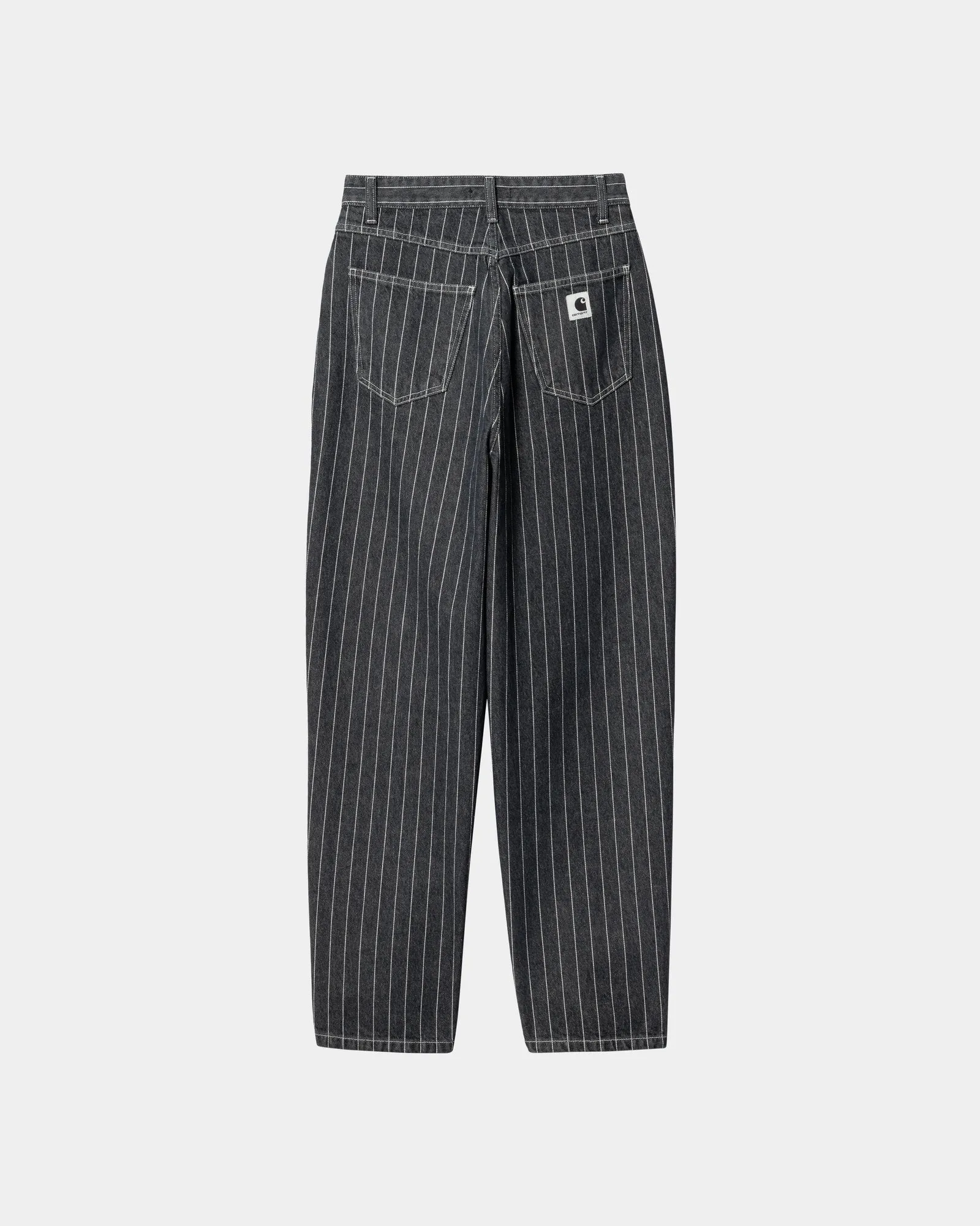 Women’s Orlean Stripe Pant | Black / White (stone washed)