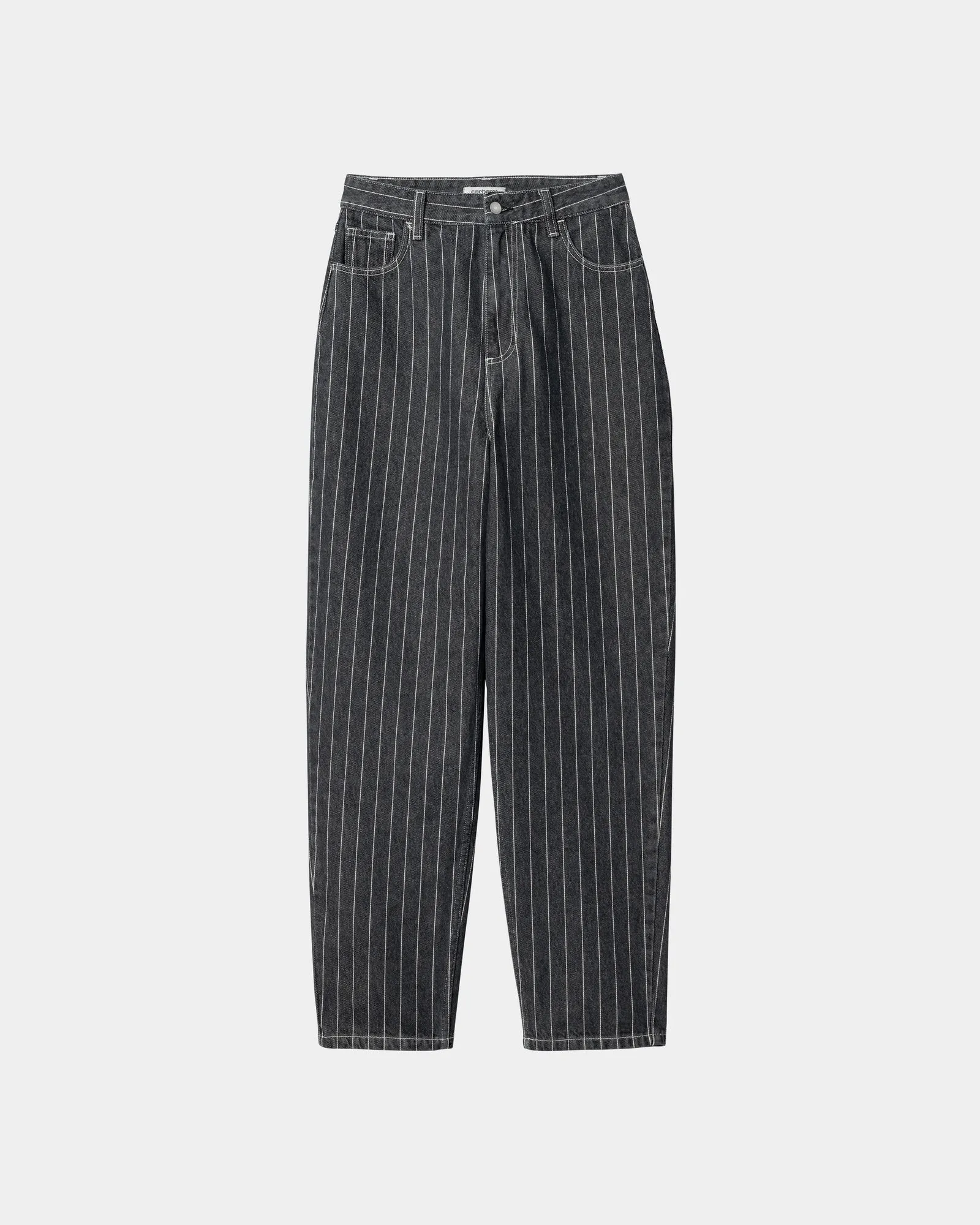 Women’s Orlean Stripe Pant | Black / White (stone washed)