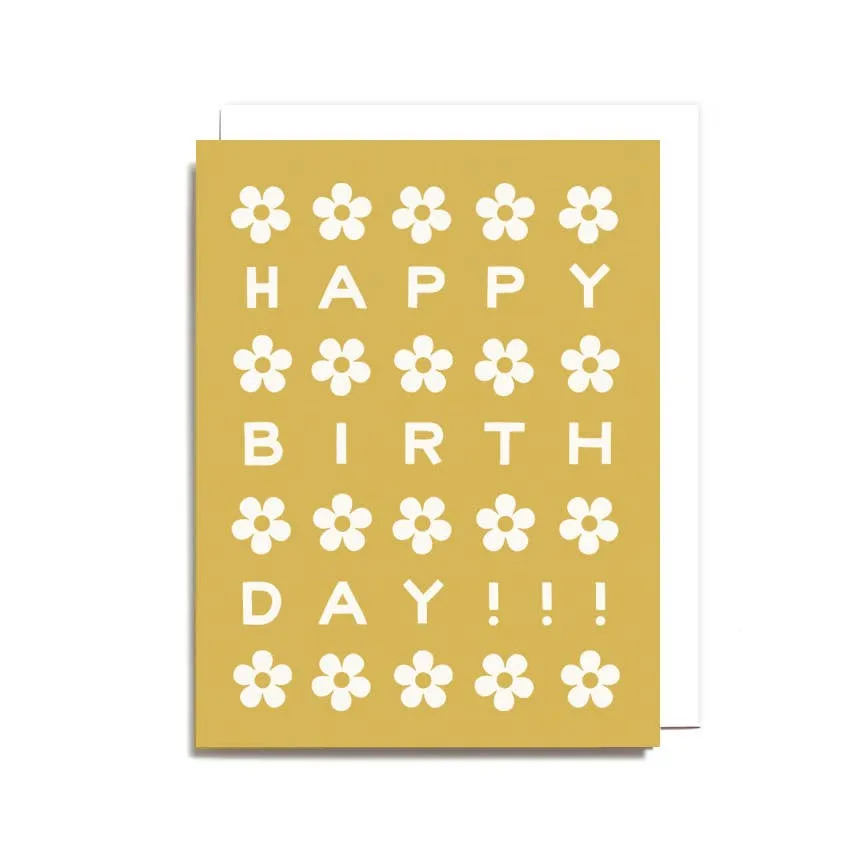 Worthwhile Paper - Birthday Daisies Card