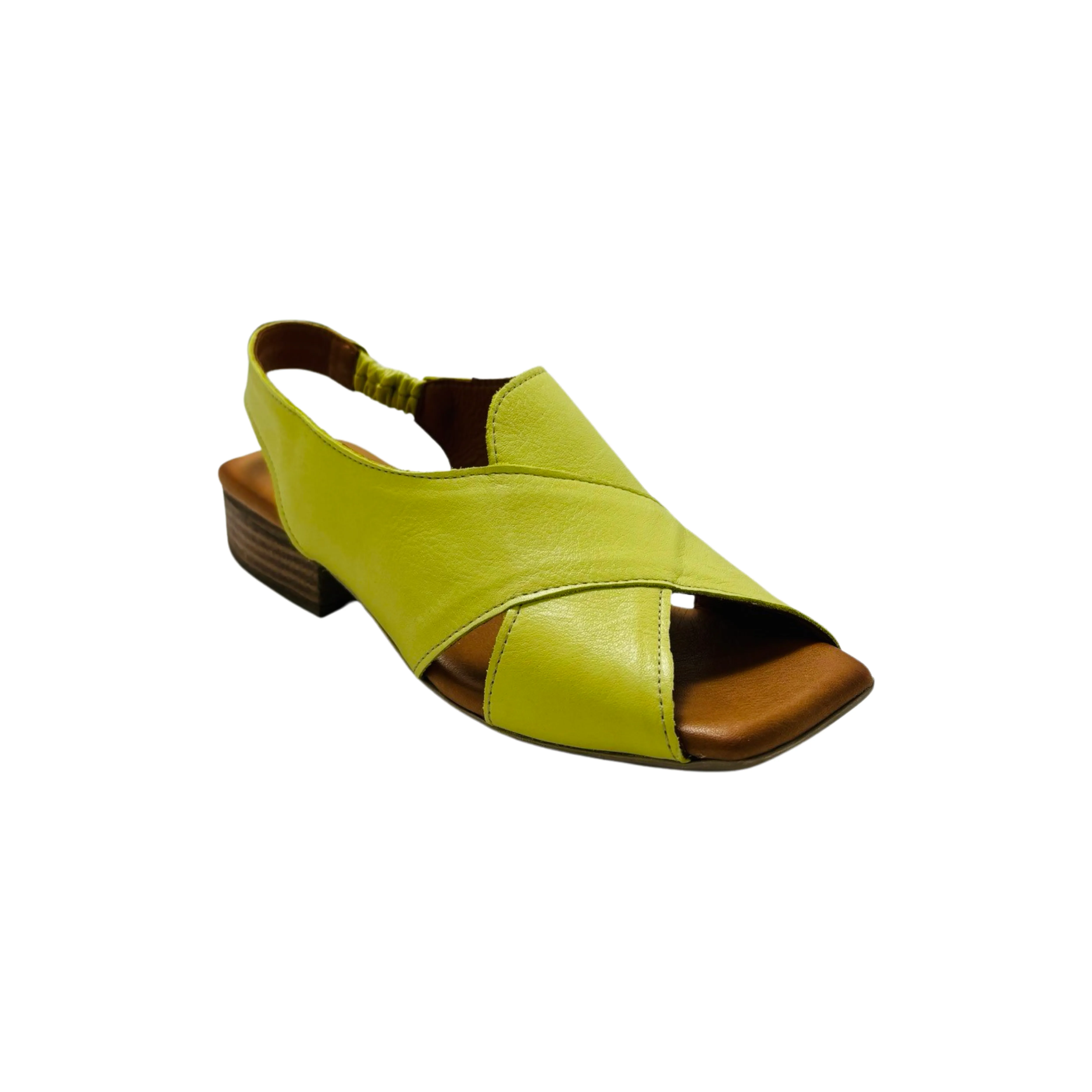 Xena Canary Leather Sandal