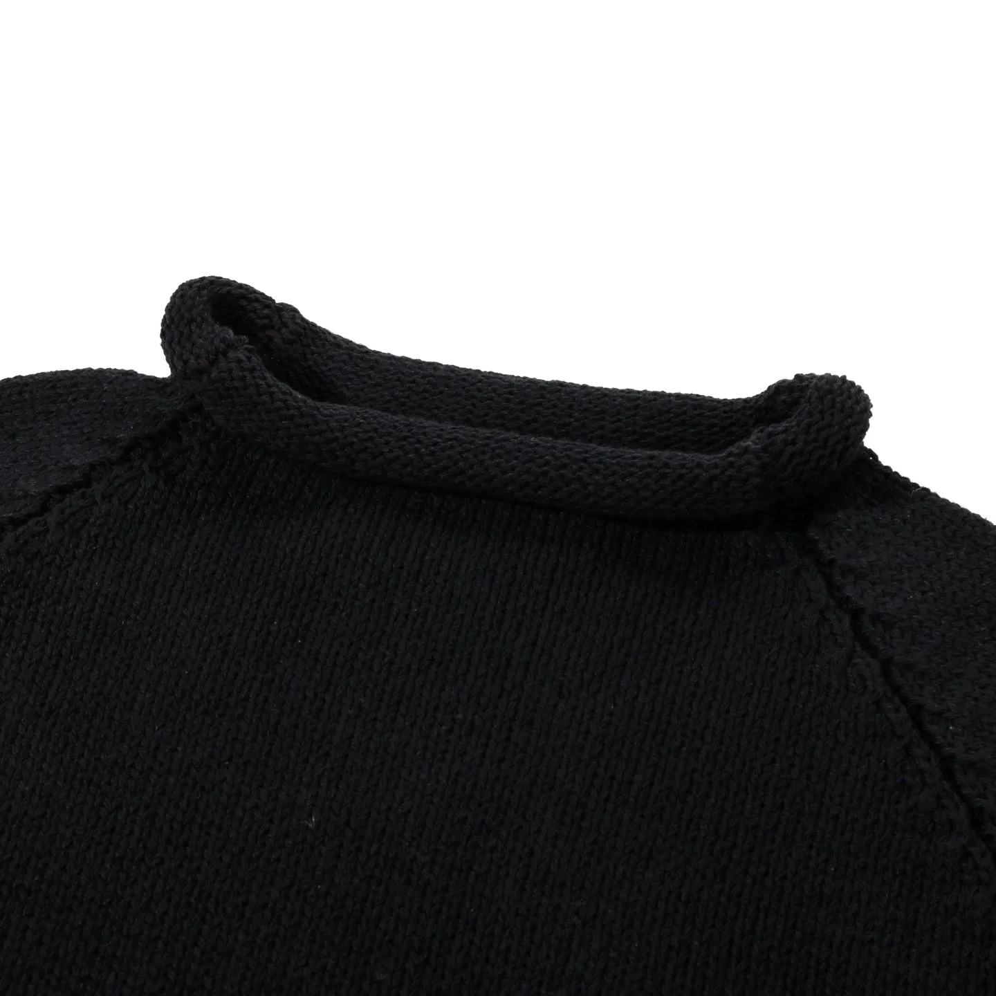 XENIA TELUNTS FISHERMAN SWEATER INDIGO-DYED BLACK