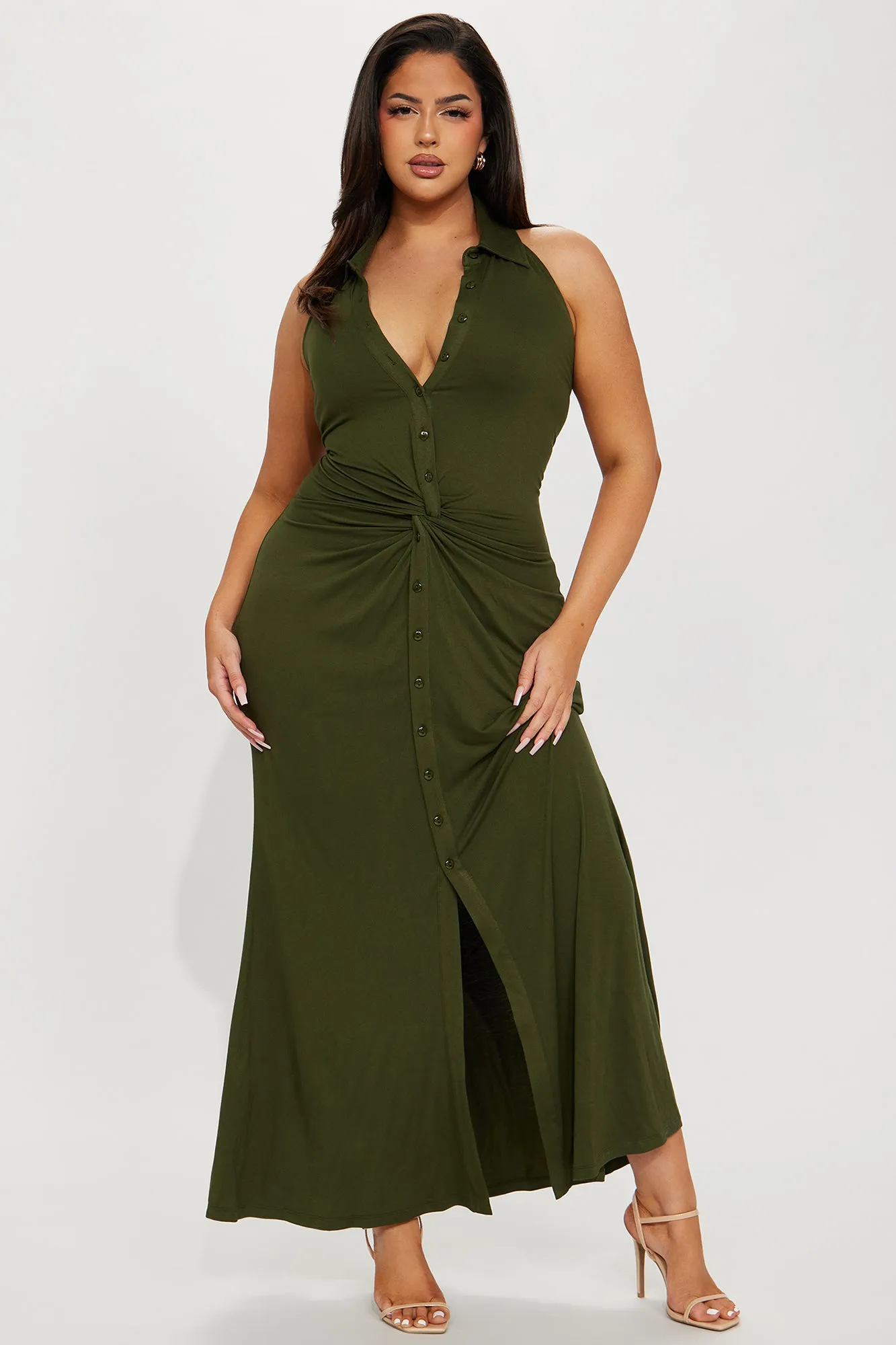 You Better Maxi Dress - Olive