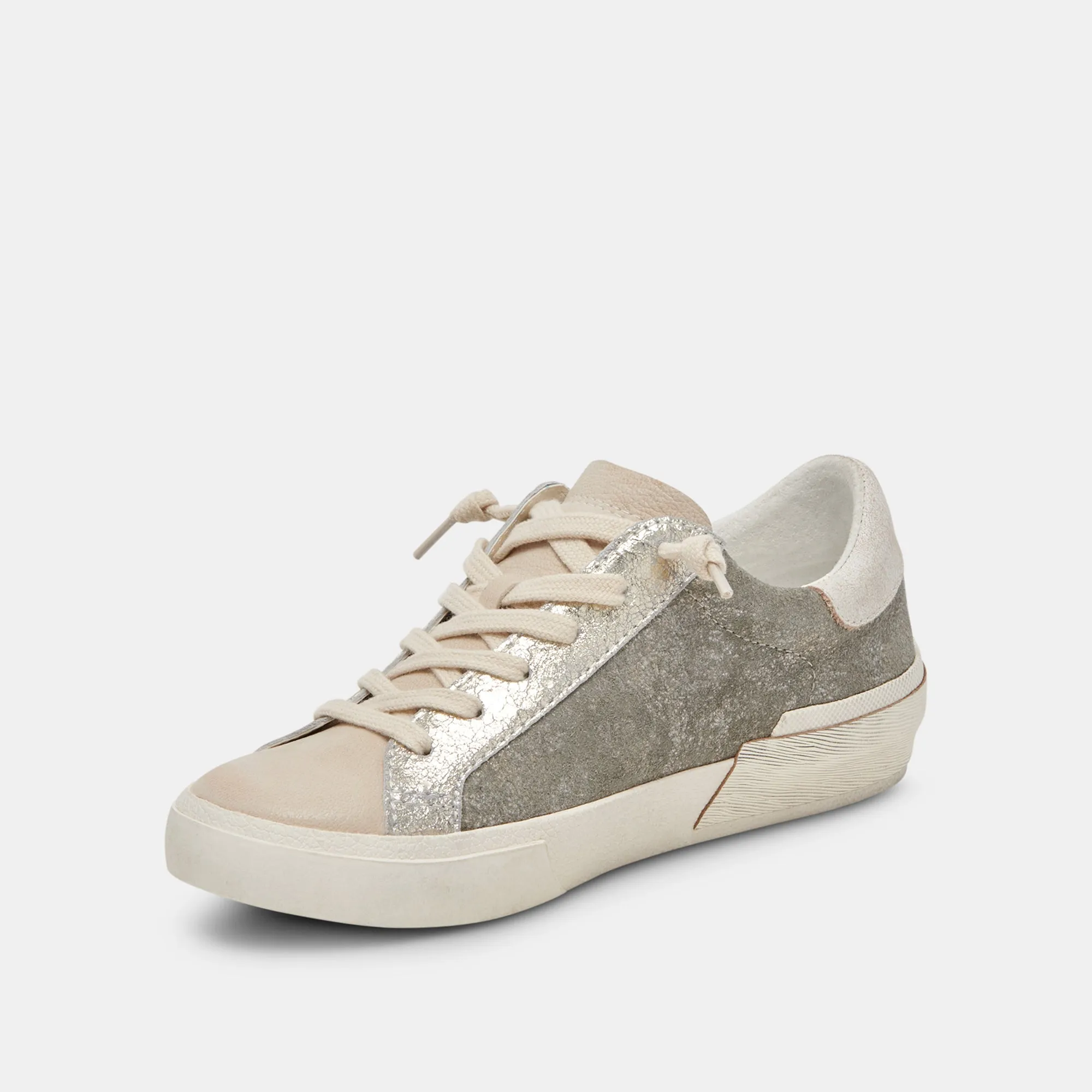 ZINA SNEAKERS GRANITE METALLIC SUEDE