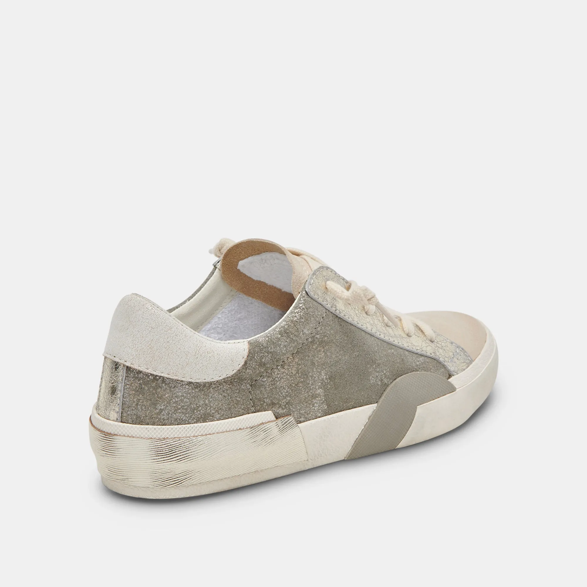 ZINA SNEAKERS GRANITE METALLIC SUEDE