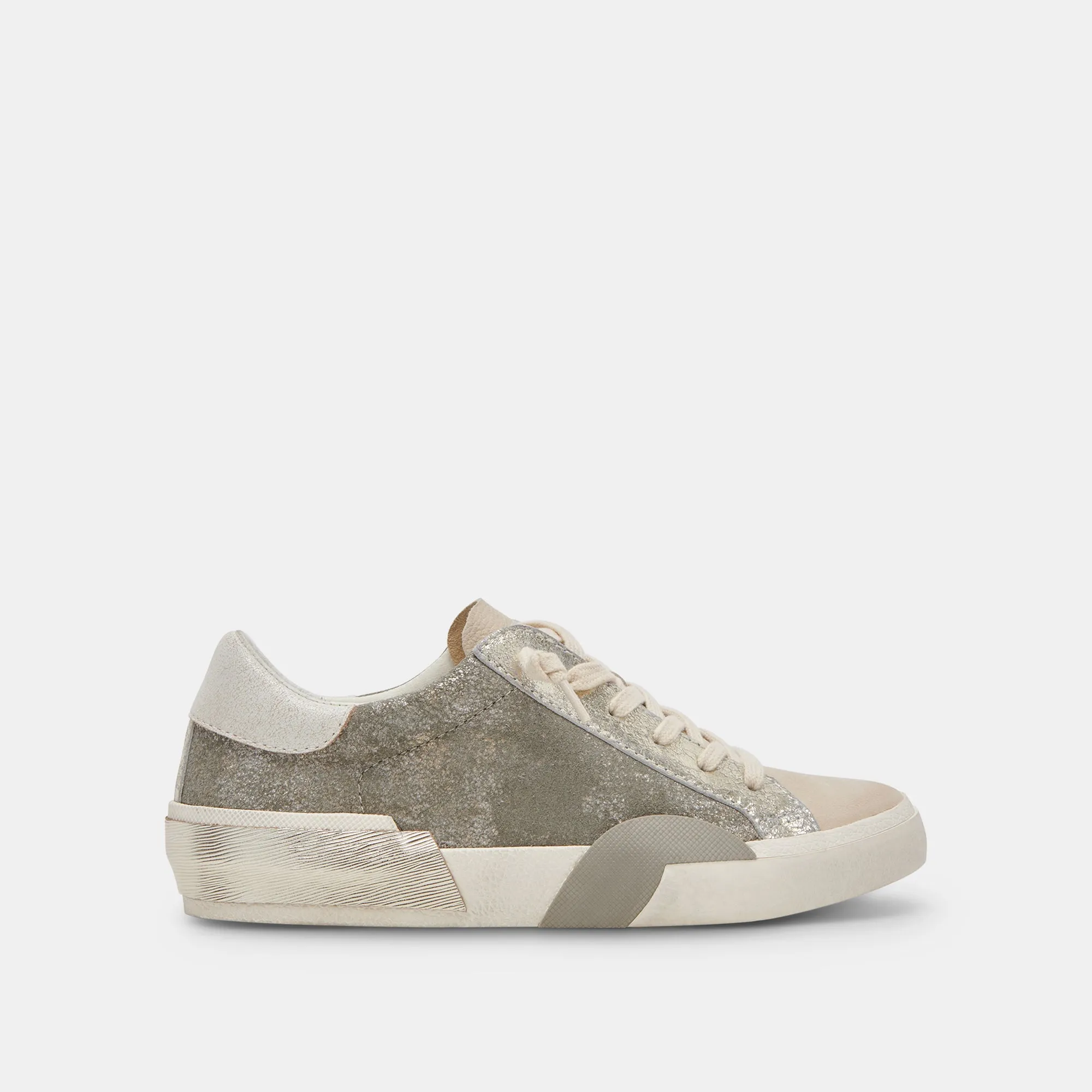 ZINA SNEAKERS GRANITE METALLIC SUEDE